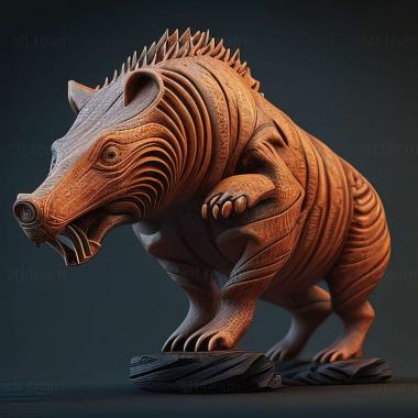 3D модель Hyaenodon gigas (STL)